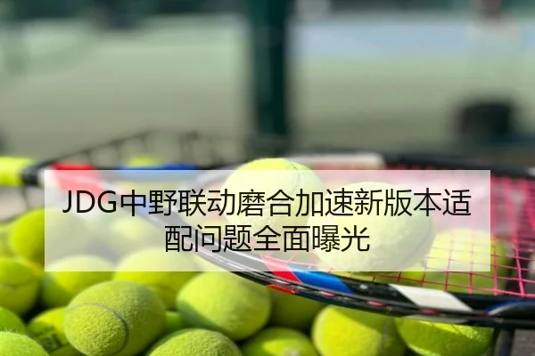 JDG中野联动磨合加速新版本适配问题全面曝光